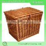 Wholesale Wicker Laundry Basket/ Bin Laundry Hamper Wholesale Wicker Laundry Basket Washing Chest Storage With Lid thumbnail-1