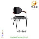 Simple Style Stackable Conference Synthetic Leather Chair thumbnail-2