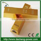 Gold Bullion Design Power Bank 2600mah Manual for Power Bank Battery Charger thumbnail-2