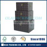 Black Practical Delicate PU Leather Box for Hamper Top Sale Bottom Price thumbnail-1