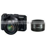 Canon EOS M3 With EF-M 18-55mm and 22mm Camera Kit - Black DGS Dropship thumbnail-1