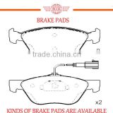 front axle four wheel car brake pads for FIAT MULTIPLA vehicle