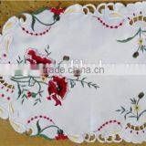 Factory Wholesale Xmas Round Lace Table Cloth