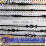 2014 China Producer Manufactucturer Factory Sand Hand Hammered Blasting Iron Wrought Iron Picket for Iron Gate Fence ,railings thumbnail-2