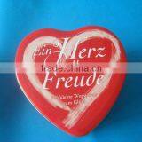 Heart Shape Tin Box