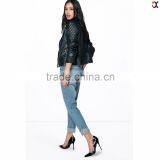 Ladies Cotton Jeans Designs Custom Jeans Wholesale Jeans Pant Design(JXA029) thumbnail-3
