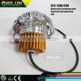 Hot High Quality Angel Halo Eye Devil Eye With 15W Led Projector Motorcycle Light thumbnail-2