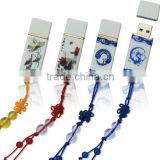 Shenzhen of China best -selling presents usb flash drive, classical blue and white porcelain 256MB-64GB usb flash drive