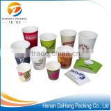 Wholesale printed customized logo disposable paper cup