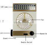 New Led Solar Fan Usb Rechargeable Table Light Lamp Cooling Fan thumbnail-2