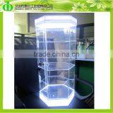 DDC-C001 Wholesale Acrylic Perfume Display Cabinet With LED