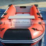 Red And Black Inflatable Motor Boat For Fishing thumbnail-1