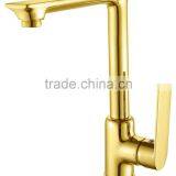 2016 Fashion Single Handle Kitchen Faucets Gold thumbnail-1