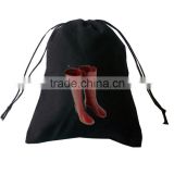 Custom made dust bag for handbag and shoes dust cover bag satin cotton polyester drawstring bag