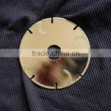 4.5" U-Slot Electroplated Marble Diamond Saw Blade With Moon Protections