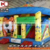 Tiger Door Bounce House , Inflatable Combo Slide Playground, New Design Bouncer Combo
