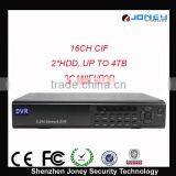 EXW Price for 16CH CIF DVR Realtime With 3G WIFI