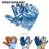 Cheap Outdoor Work Blue Nitrile Palm Coated Glove/Guantes De Latex 0194 thumbnail-1