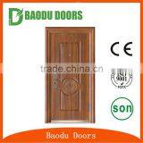Baodu Wholesale Security Entry Door Inner Filling Honey Comb Paper Steel Security Door thumbnail-6