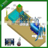 Semi-continuous waste tire pyrolysis plant to crude oil for sale