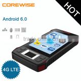 WIFI rs232 2d barcode scanner android fingerprint attendance 3g and gps
