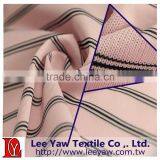 100% Polyester Feeder Stripe Jersey Fabric With Wicking Finished thumbnail-1