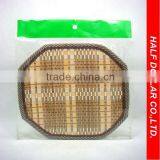 Eight-edge-type Bamboo Mats/Table Mats/Placemats For One Dollar Item,Heat Resistant For Kitchen Use