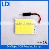 hot selling factory price led 12v cob 24leds led reading light