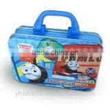 Small Handle Tin Box for Kids Toys