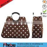 Beach Tote Bag With Metal Handles thumbnail-1