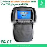 7"inch Touch Screen Headrest Monitor,DVD Play,MP3 MP4 Play thumbnail-4