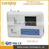 CE ISO Approved Resting 12 Leads Single Channel Electrocardiograph ECG Machine EKG-901-2 With Battery thumbnail-1