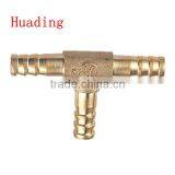 Brass Marterial ,brass T Type Hose Barb Connector With Od10 12 14 mm ,brass Hose thumbnail-3