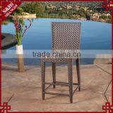 Top Quality Resin Wicker Backrest Design High Vintage Bar Stools thumbnail-3