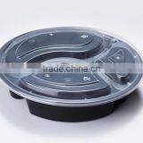 Heat Resistant Disposable 3-compartment Food Container Lunch Box , Noodle Box , Meal Box thumbnail-2