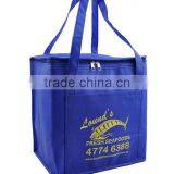 Customized Printed Nonwoven Grocery Tote Shopping Bag thumbnail-2