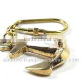 Nautical Solid Brass Anchor Marine Key Chain thumbnail-1