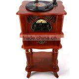 Hot High Quality Classic Wooden Radio Gramophone Luxury Retro Vinyl Phonograph Record Player Wooden Radio Gramophone thumbnail-6