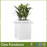 Artificial Glass Flower Vase Outdoor Fiberglass Plastic Flower Pot thumbnail-1