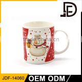 Drinkware christmas red mug, ceramic christmas mugs