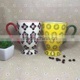 Stocked Hand-painted Ceramic Cup Coffee Cup Cereal Milk Mug thumbnail-2