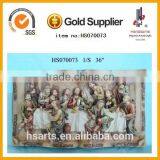 21 Inch Wholesale New Design 3d Art Last Supper Carving Wall Hanging Decoration thumbnail-6