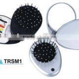Mini Folding Oval Shape Travel Plastic Sewing Kit With Mirror With Comb thumbnail-1