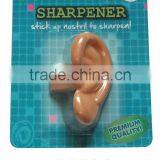 Promotioal Plastic Funny Ear Shape Blister Packing Pencil Sharpener thumbnail-1