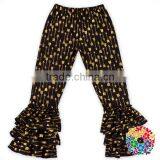 Best Selling Fall Chic Halloween Patterns Baby Leggings Wholesale Triple Ruffle Icing Baby Leggings thumbnail-3
