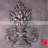 Flowers Sculpture Bronze Relief Wall Art for Deocoration thumbnail-2