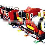 (HD-10301 )Cartoon Baby Face 8 Seats Fiberglass Train With Tracks Train Ride, Kids Amusement Ride Electric Toy Train Sets thumbnail-4