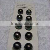 Good Price 9-10 mm Black Round Freshwater Pearls thumbnail-1