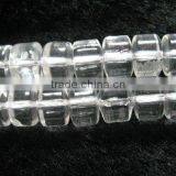Drum Loose Natural White Crystal Beads thumbnail-1