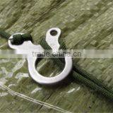 Outdoor Emergency Survival Stainless Steel 3 Hole Rope Knotting Buckle thumbnail-6